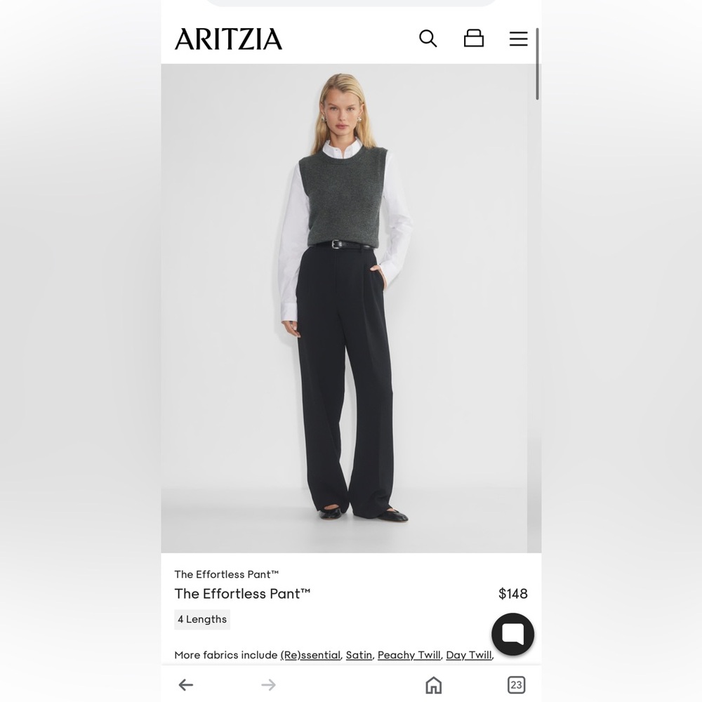 Aritzia the Effortless Pant